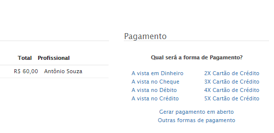 Pagamento