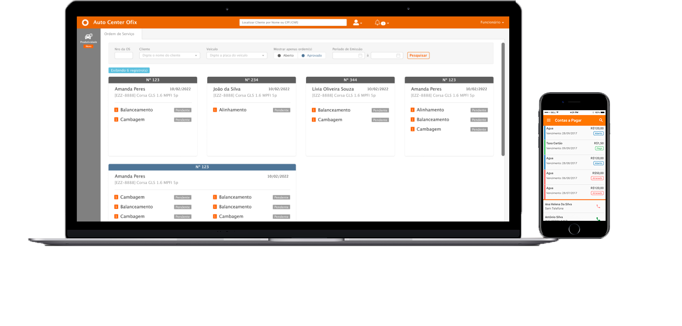 Banner Ofix - Software para oficina mecânica e autocenters